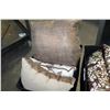 Image 2 : TWO BLACK HAMPERS WITH CUSHION CONTENTS