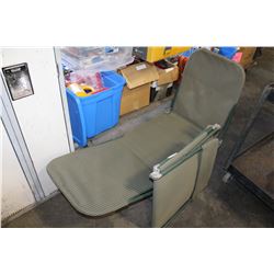 TWO FOLDING LOUNGE CHAIRS