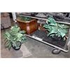 Image 1 : DECORATOR PLANT POT AND STICKAGE