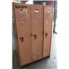 Image 1 : VINTAGE THREE BANK METAL LOCKER