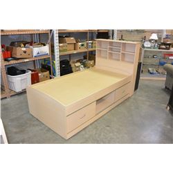 MAPLE SINGLE SIZE BEDFRAME WITH UNDERBED STORAGE