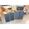Image 1 : PANASONIC STEREO WITH RECORD PLAYER AND FLOOR SPEAKERS AND KLA ACOUSTICS FLOOR SPEAKERS