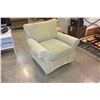 Image 1 : GREEN ROLLED ARM CHAIR