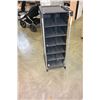 Image 1 : METAL AND FABRIC SHELF