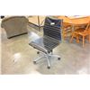 Image 1 : ROLLING BLACK MODERN GAS LIFT OFFICE CHAIR
