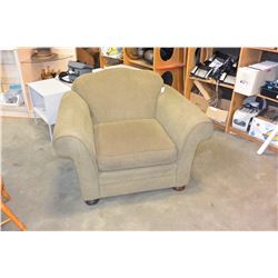 ROLLED ARM UPOLSTERED ARMCHAIR