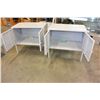 Image 2 : TWO SMALL GREY METAL CABINETS