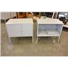 Image 1 : TWO SMALL GREY METAL CABINETS