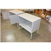 Image 3 : TWO SMALL GREY METAL CABINETS