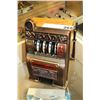 Image 1 : SMALL METAL AND OAK BANANZA BANK SLOT MACHINE