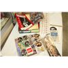 Image 1 : TRAY OF BASKETBALL COLLECTIBLES BROCHURES AND CARDS