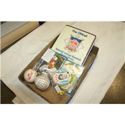 BASEBALL MEMORIBILIA SIGNED BASEBALL CARDS ETC