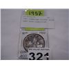Image 1 : 1957 CANADIAN SILVER DOLLAR, VERY GOOD CONDITION