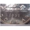 Image 2 : 1957 CANADIAN SILVER DOLLAR, VERY GOOD CONDITION