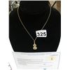 Image 1 : STERLING SILVER GOLD PLATED GENUINE PURPLE AND GREEN AMETHYST NECKLACE WITH APPRAISEL $1200.00