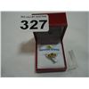 Image 1 : 10KT YELLOW GOLD GENUINE CITRINE AND DIAMOND RING RETAIL $750.00
