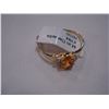 Image 2 : 10KT YELLOW GOLD GENUINE CITRINE AND DIAMOND RING RETAIL $750.00