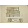 Image 1 : 23 CLEAR PLASTIC COIN HOLDERS