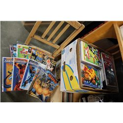 LARGE BOX OF MARVEL AND OTHER COMICS