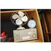 Image 1 : VINTAGE CLOCK RADIO SEABREEZE FAN AND BIG BEN CLOCK