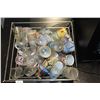 Image 1 : METAL TRAY OF COLLECTIBLE SHOT GLASSES