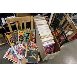 LARGE BOX OF COLLECTIBLE COMICS MARVEL XMEN AND OTHERS