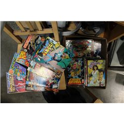 LARGE BOX OF MARVEL AND DC COMICS