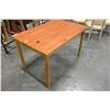 Image 2 : PINE DINING TABLE