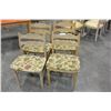 Image 1 : FOUR CARVED DINING CHAIRS