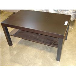 ESPRESSO FINISH SMALL COFFEE TABLE