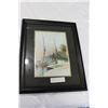 Image 1 : SIGNED AND DATED WATER COLOR OF SAILBOATS