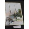 Image 2 : SIGNED AND DATED WATER COLOR OF SAILBOATS