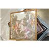 Image 1 : OAK FRAMED FRENCH STYLE TAPESTRY