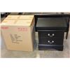 Image 1 : PAIR OF NEW AVENZA BLACK NIGHTSTANDS RETAIL $249 EACH