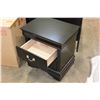Image 2 : PAIR OF NEW AVENZA BLACK NIGHTSTANDS RETAIL $249 EACH
