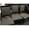 Image 2 : SET OF 6 MODERN UPHOSTERED DINING CHAIRS