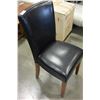 Image 2 : LEATHER DINING CHAIR