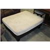 Image 2 : LARGE 2 TONE MICROFIBRE OTTOMAN