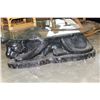 Image 2 : BLACK PANTHER COFFEE TABLE WITH GLASS TOP