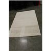 Image 1 : 5 FOOT BY 8 FOOT CARVED AREA RUG CANADIAN MADE