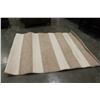 Image 1 : 6 FOOT BY 8 FOOT STRIPED AREA CARPET