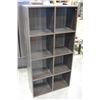 Image 1 : 8 CUBICLE ESPRESSO FINISH SHELF