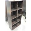 Image 1 : 8 CUBICLE ESPRESSO FINISH SHELF