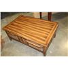 Image 2 : LARGE WICKER DRAWER COFFEE TABLE