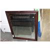 Image 1 : MAHOGANY FRAMED BEVELLED WALL MIRROR