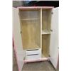 Image 3 : PINK AND WHITE KIDS WARDROBE DRESSER
