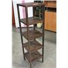 Image 1 : FIVE TIER WOODEN SHELF
