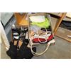 Image 1 : BOX OF PURSES AND BOX OF SHOES