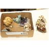 Image 1 : SMALL FIGURES AND AMETHYST CASED FIGURE