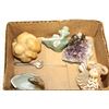 Image 2 : SMALL FIGURES AND AMETHYST CASED FIGURE